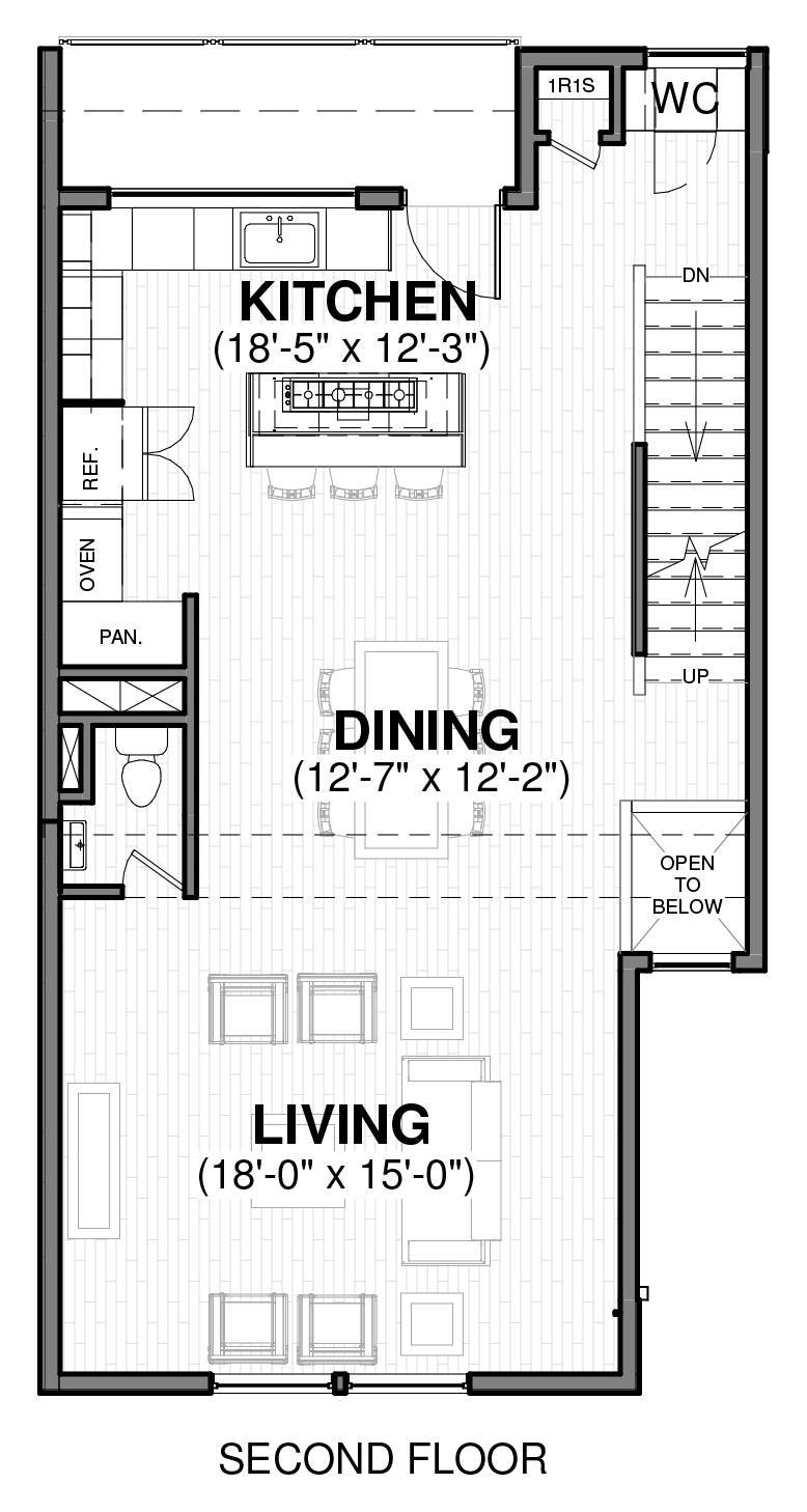 Middle Street Lofts - Lester, Second floor