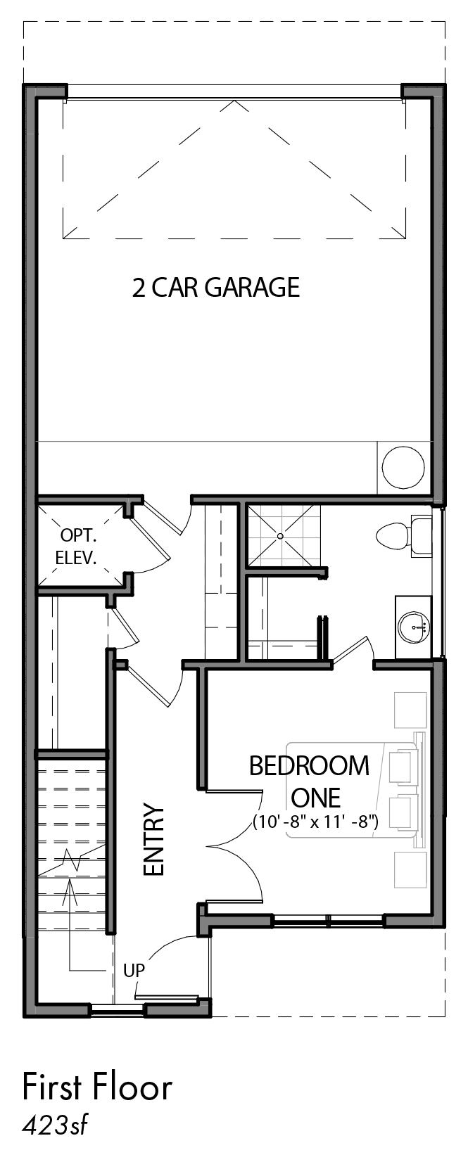 Walk Park - Plan A, First floor