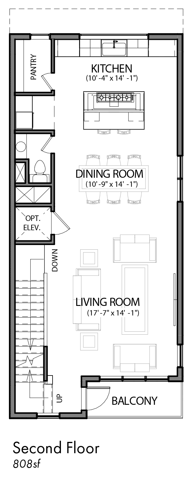 Walk Park - Plan A, Second floor