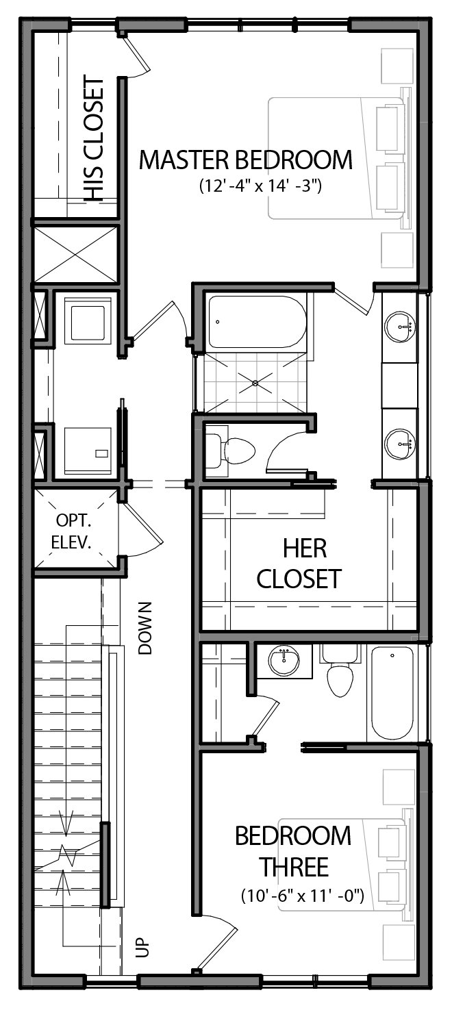Walk Park plan floor 3A
