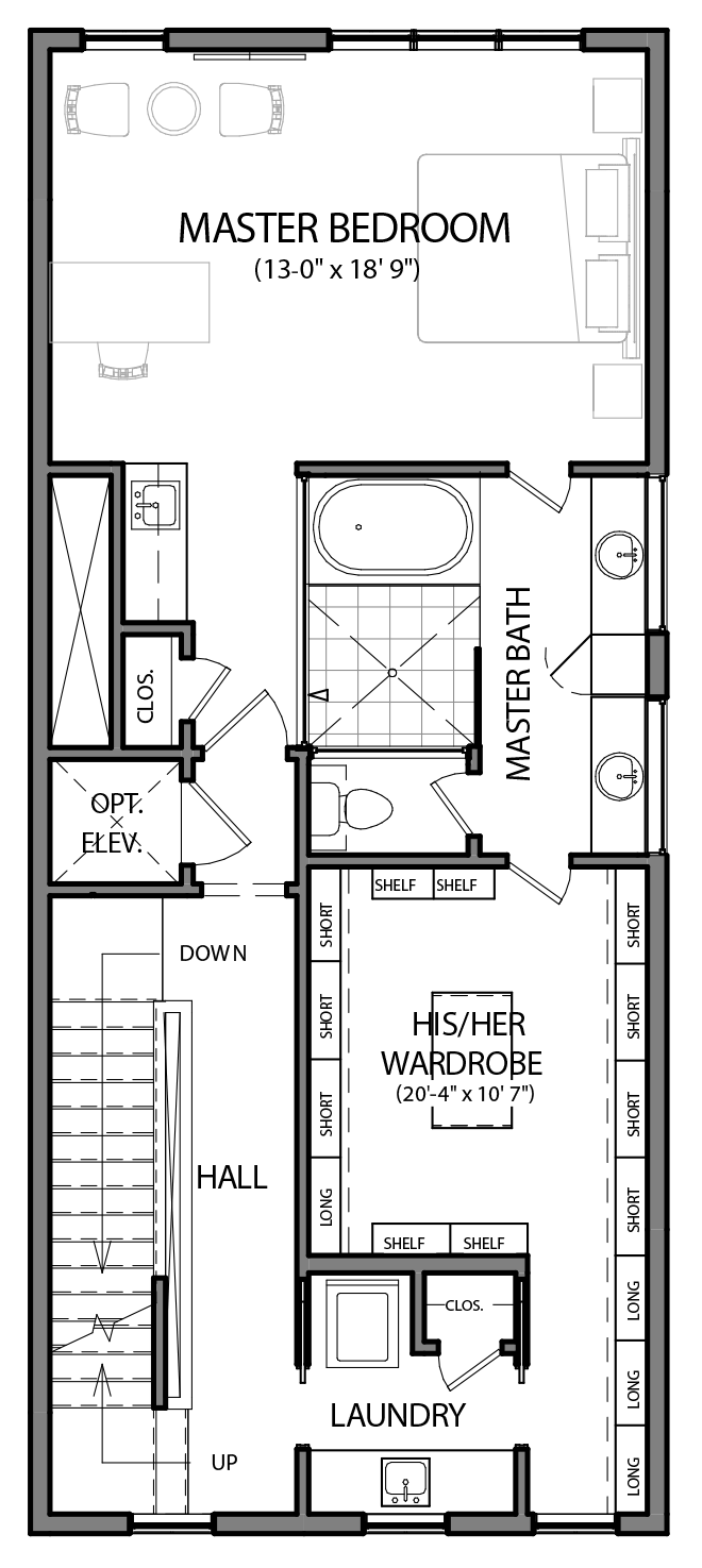 Walk Park plan floor 3B