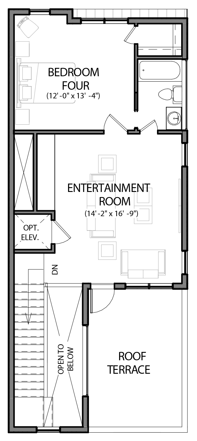 Walk Park plan floor 4A